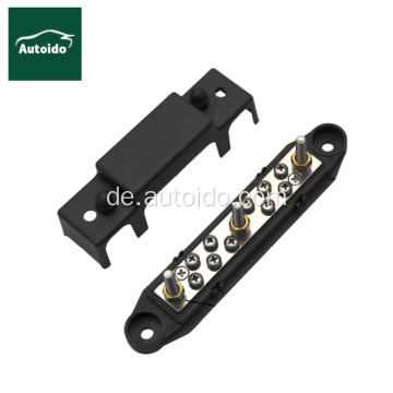 BUSBAR 3X1/4 POST, 10x#8 Schraubenscheibeverteilung